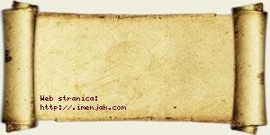 Miljana Medved vizit kartica